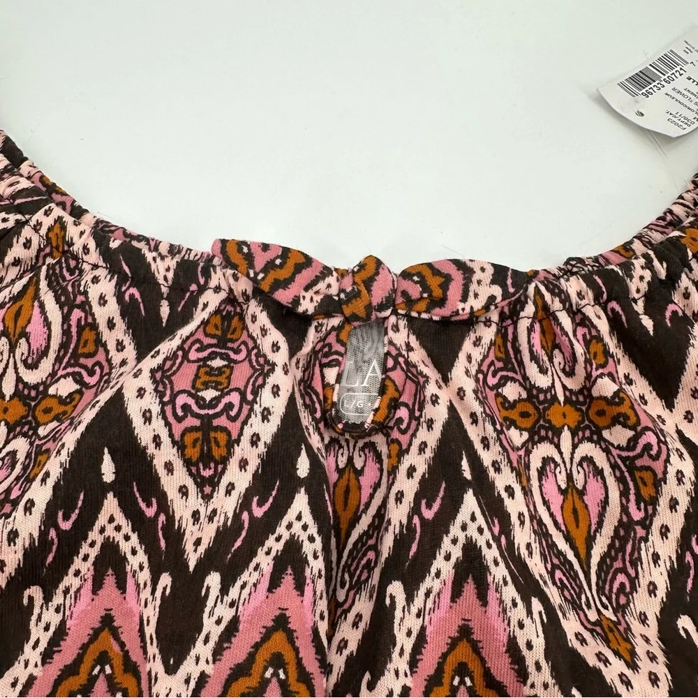 3/$15 Childrens Place Top Peplum Short Slv Tee Girls L 10/12 Kids Multicolor NWT